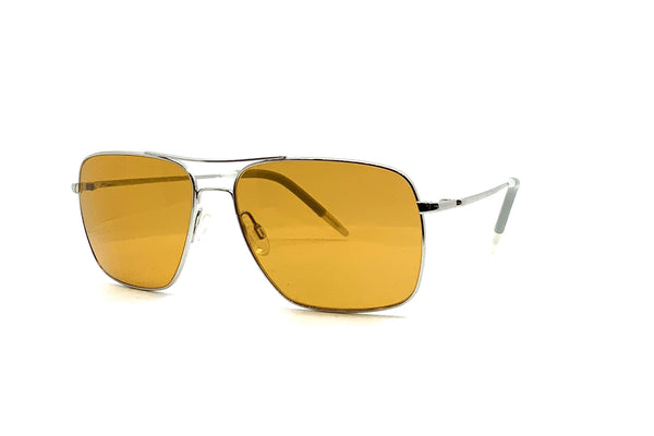 Oliver Peoples - Clifton (Silver | Amber Brown Polarized)